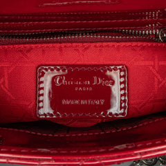 Mini Patent Cannage Lady Dior