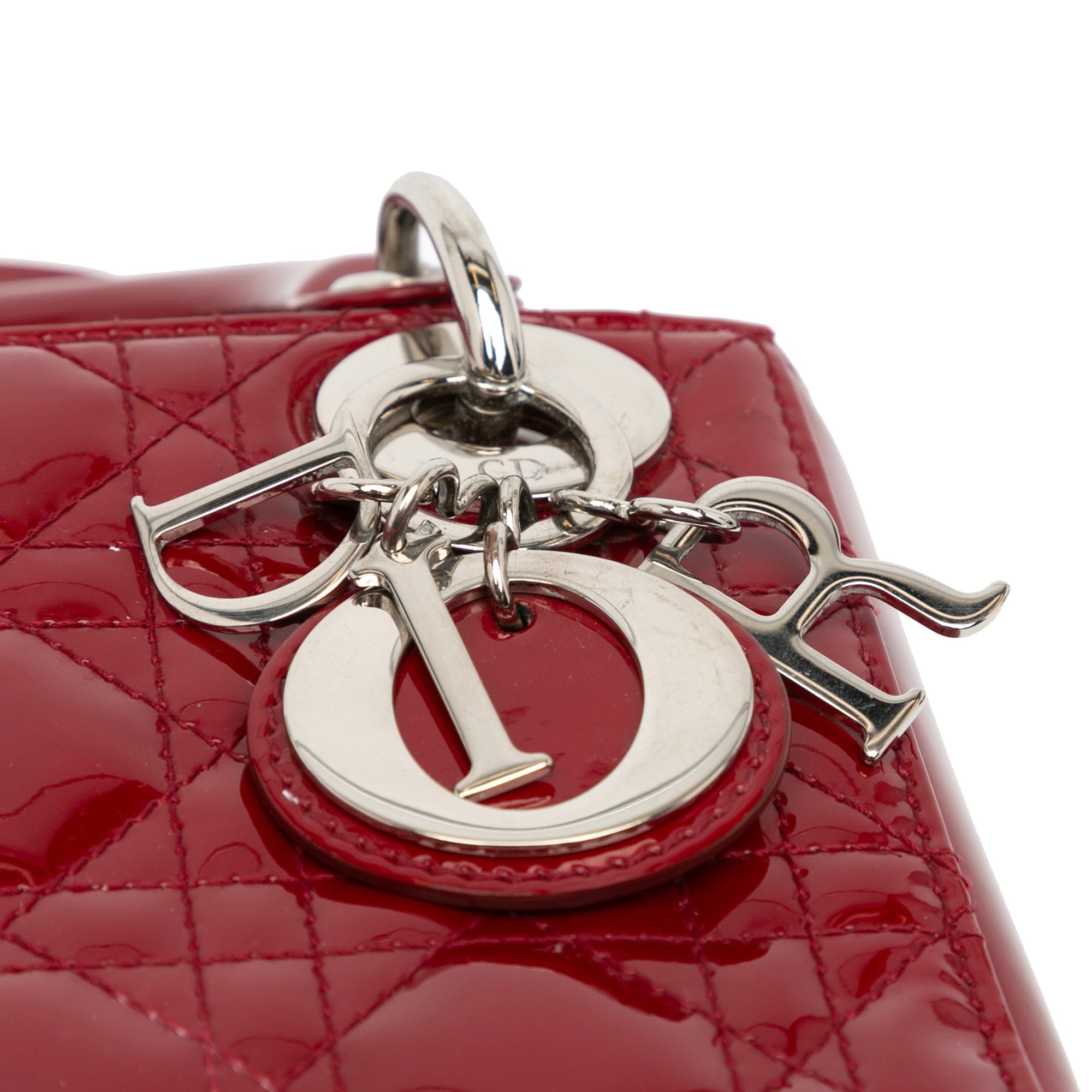 Mini Patent Cannage Lady Dior