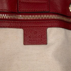 Medium Calfskin Bamboo Shopper Satchel
