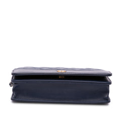 Quilted Aged Calfskin Gabrielle Wallet On Chain