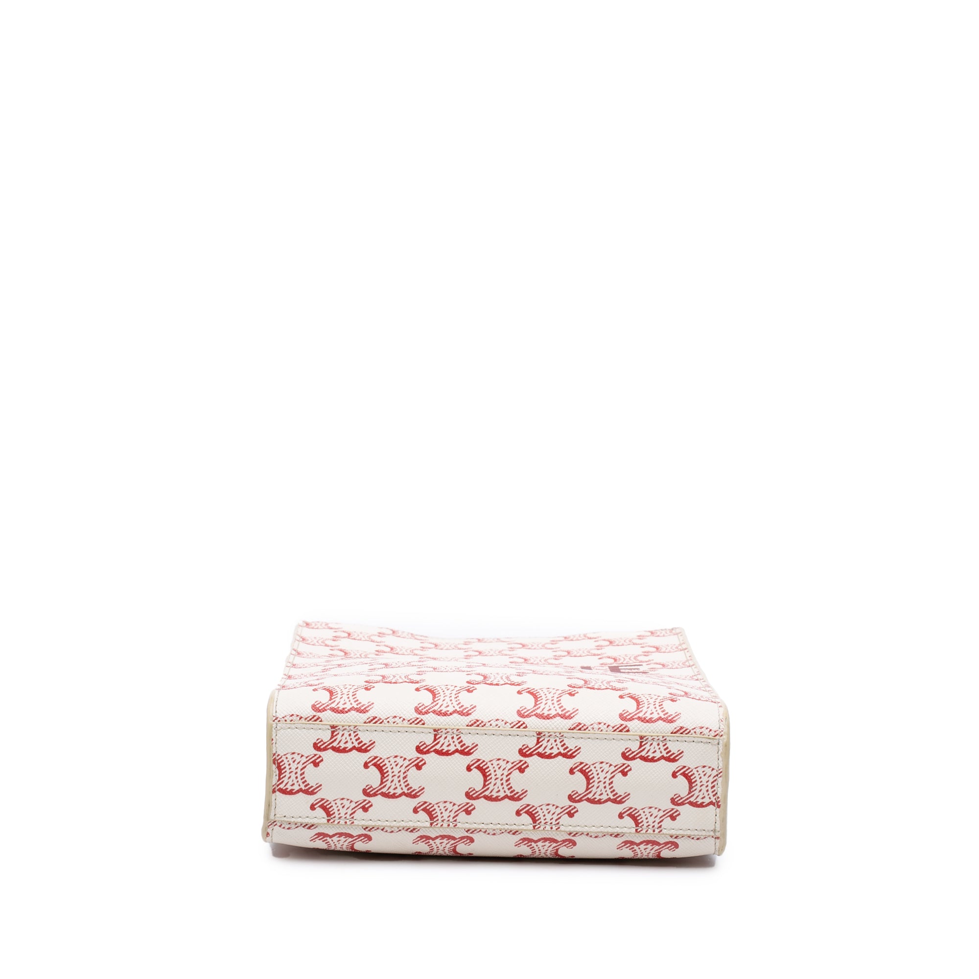 Mini Triomphe Coated Canvas Vertical Cabas Satchel