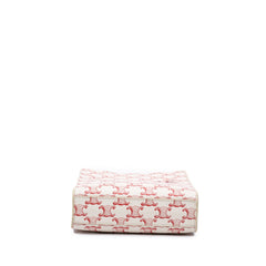 Mini Triomphe Coated Canvas Vertical Cabas Satchel