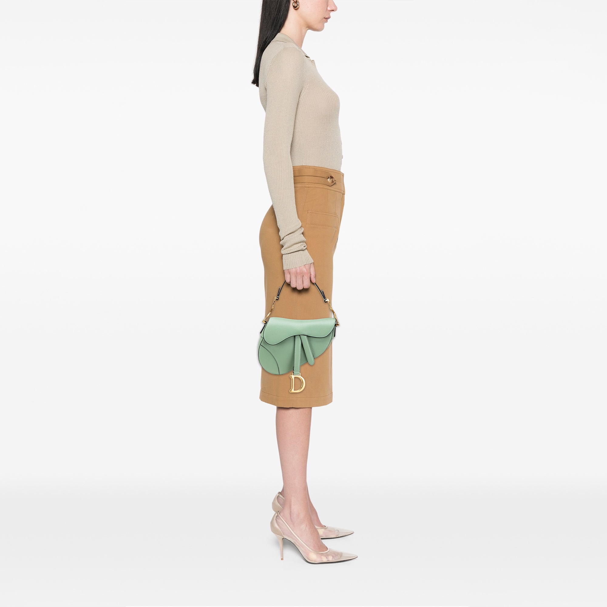 Mini Calfskin Saddle Bag