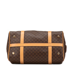 Macadam Coated Canvas Boston Bag