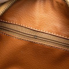 Macadam Coated Canvas Boston Bag