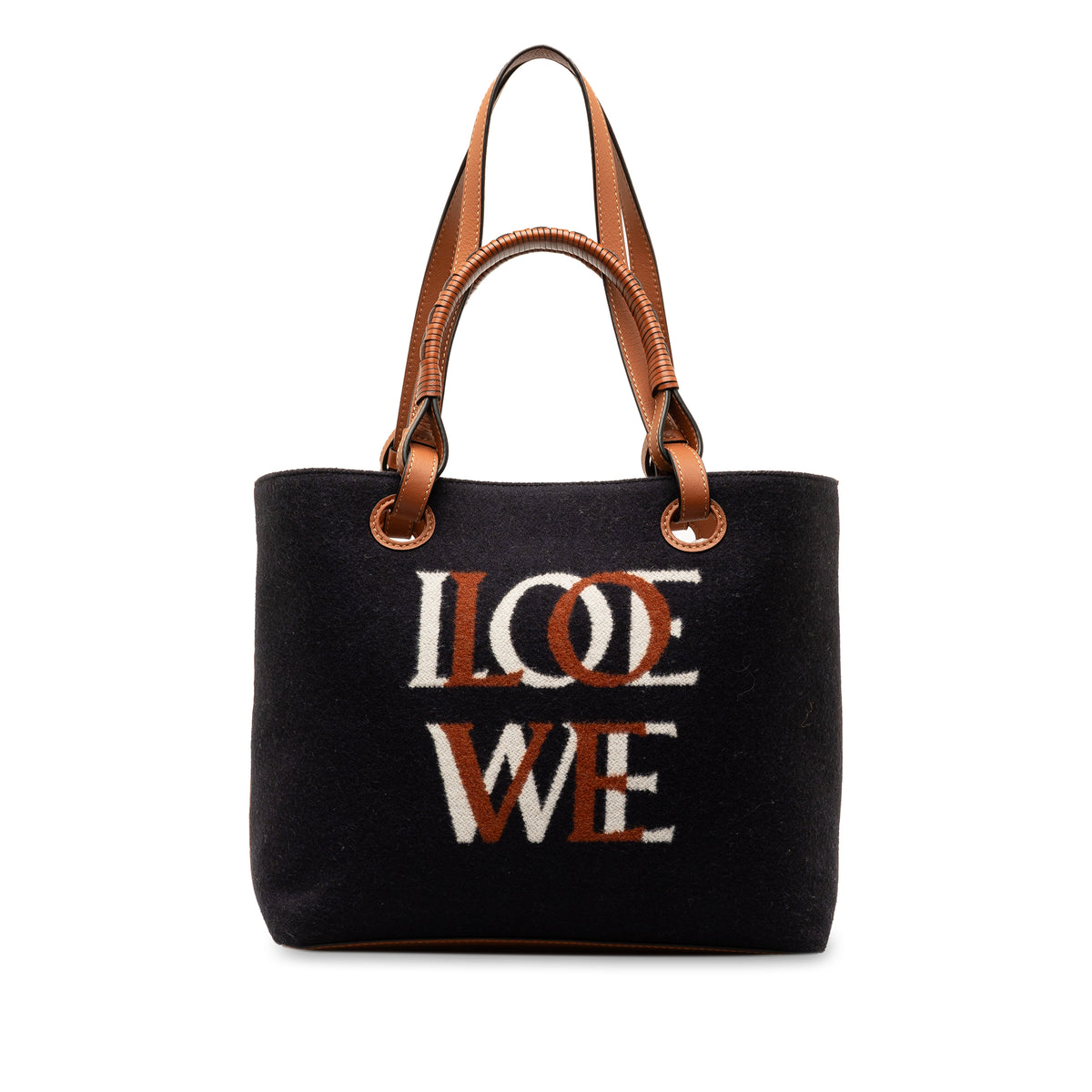 Small Love Anagram Wool Tote_0