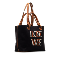 Small Love Anagram Wool Tote_1