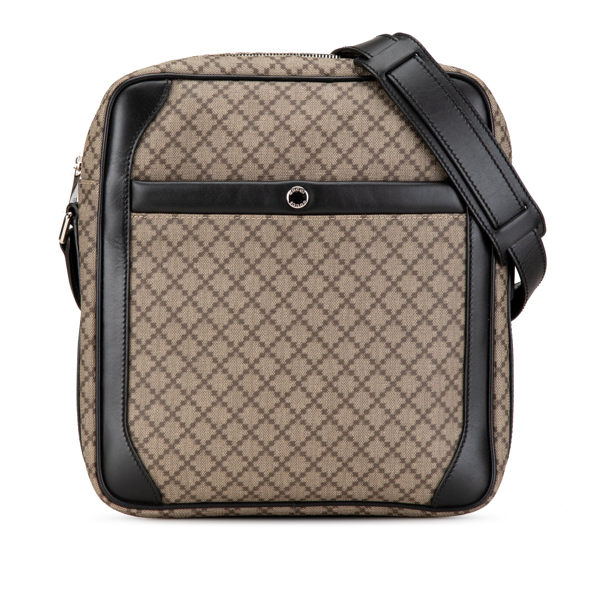 Diamante Coated Canvas Zip Crossbody