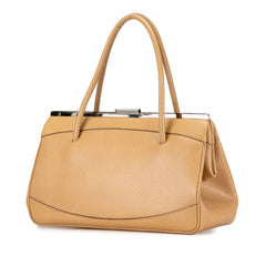 Leather Frame Handbag