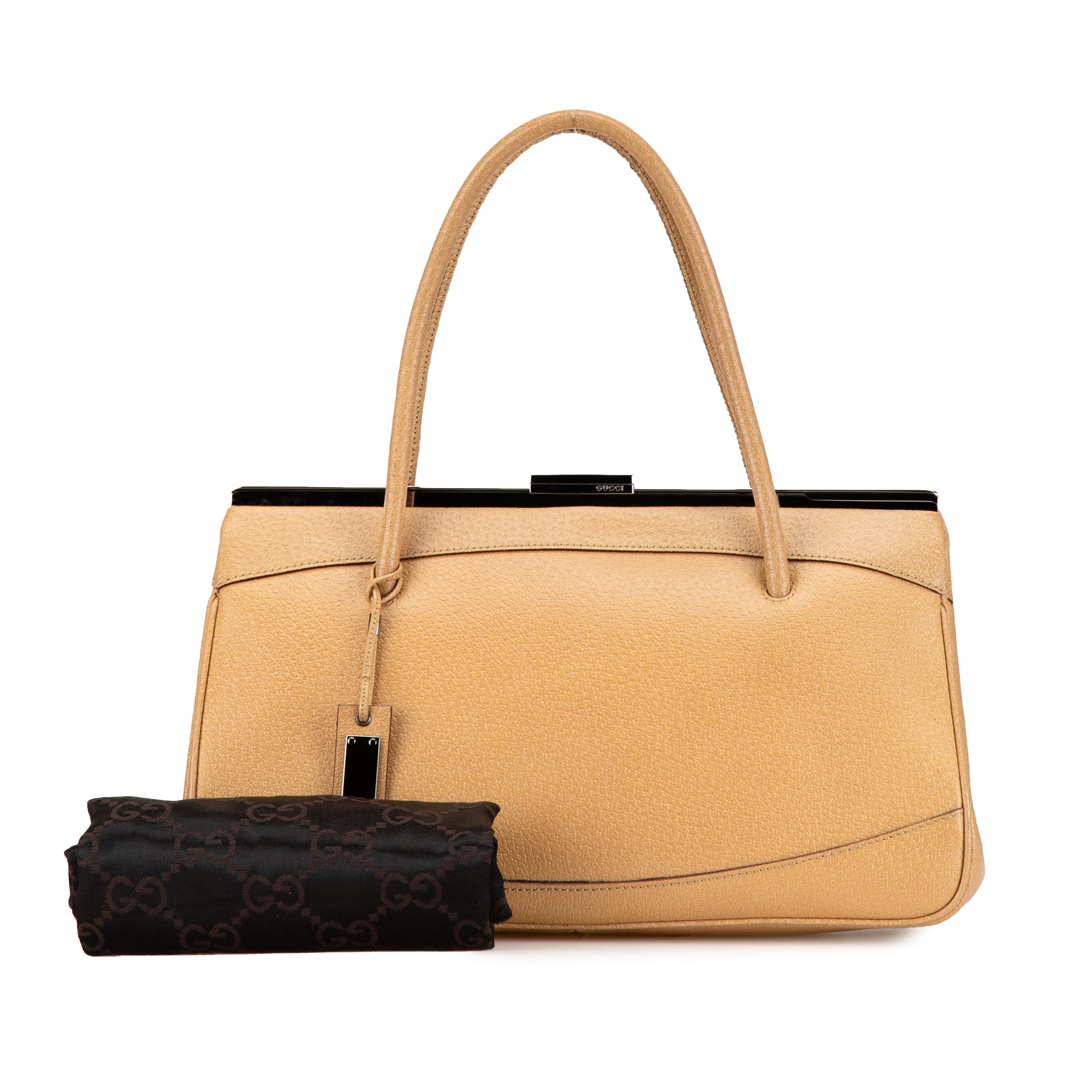 Leather Frame Handbag