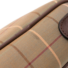 Vintage Check Canvas Clutch