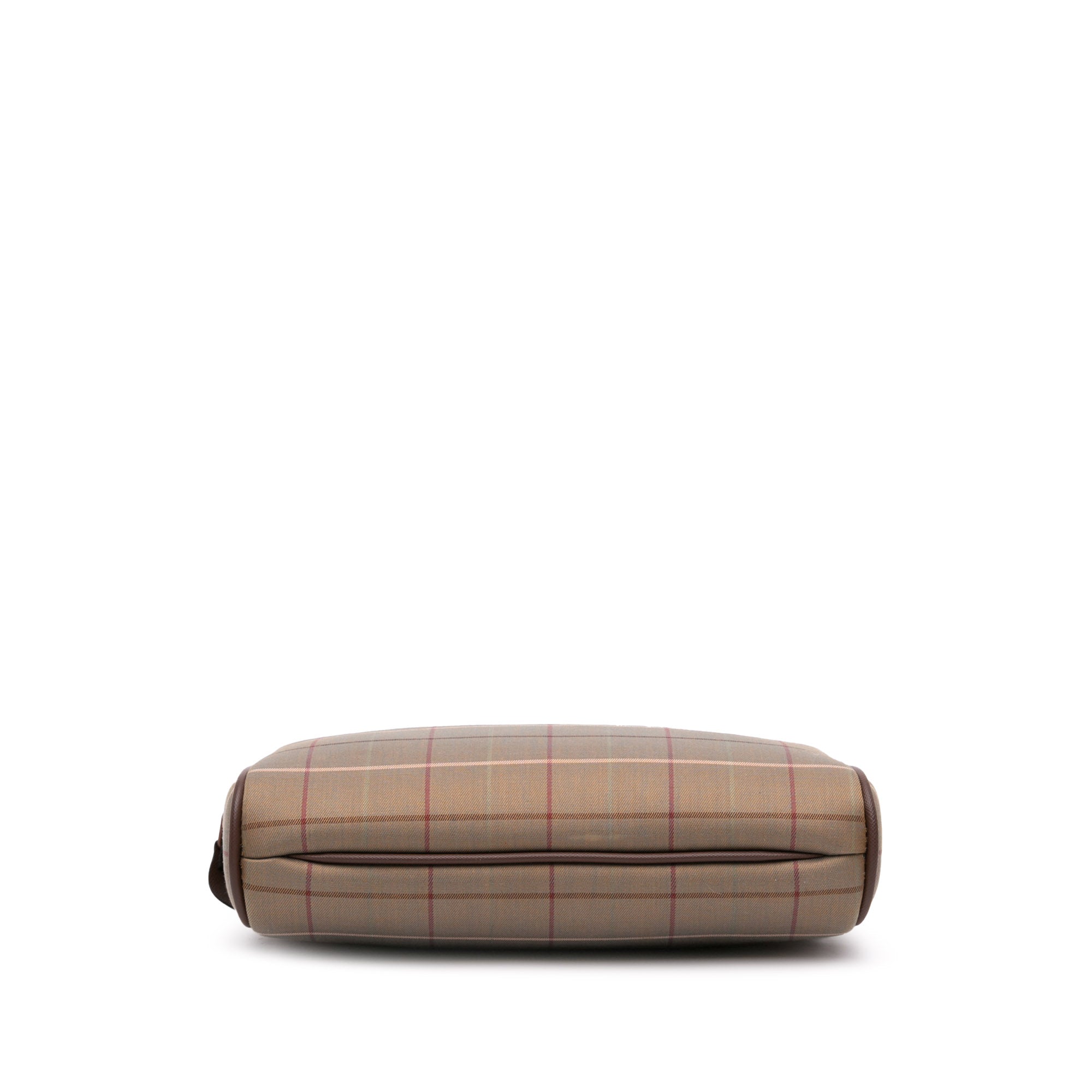 Vintage Check Canvas Clutch