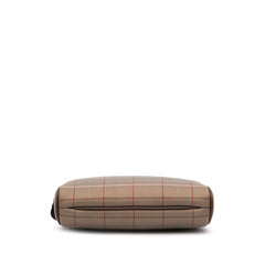 Vintage Check Canvas Clutch