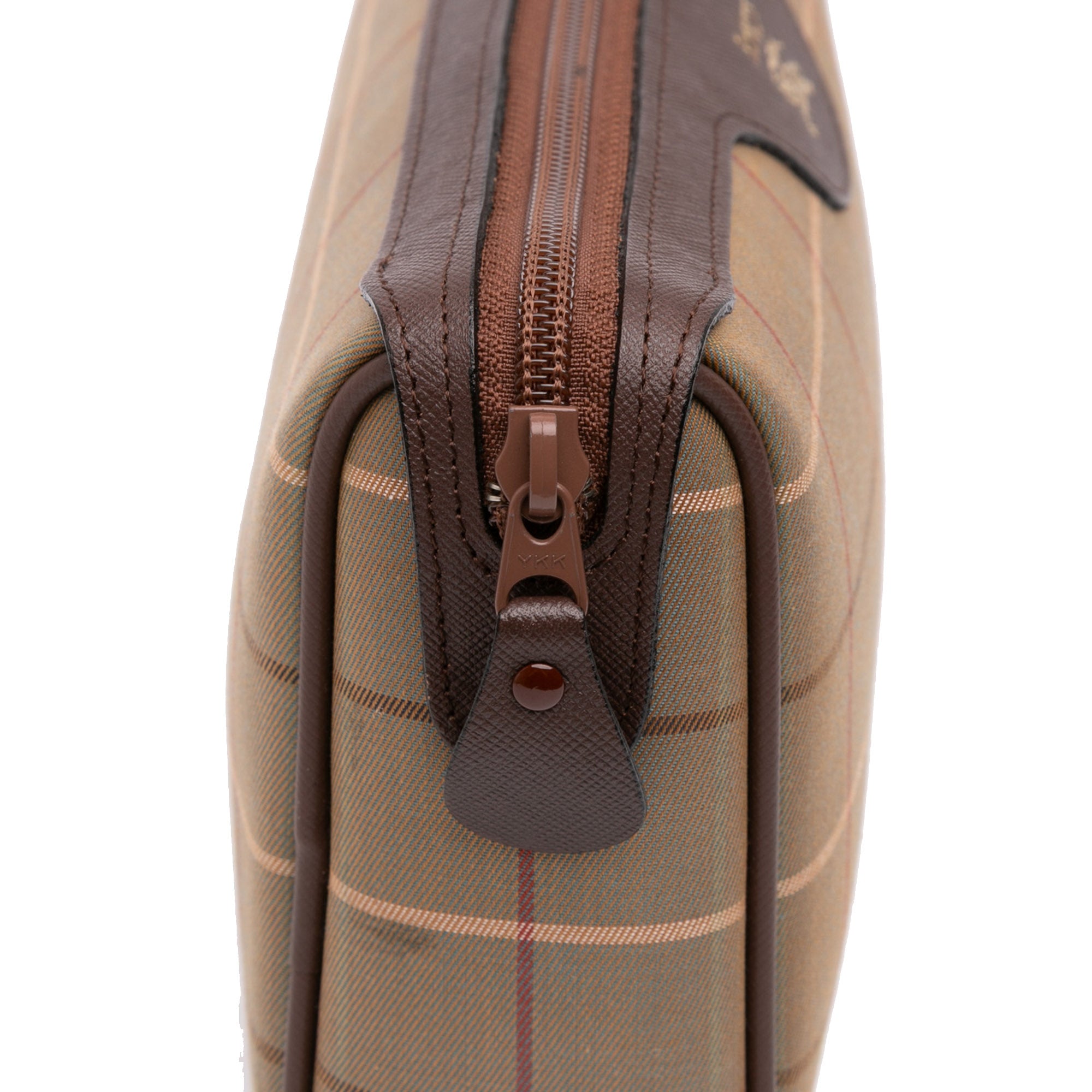 Vintage Check Canvas Clutch