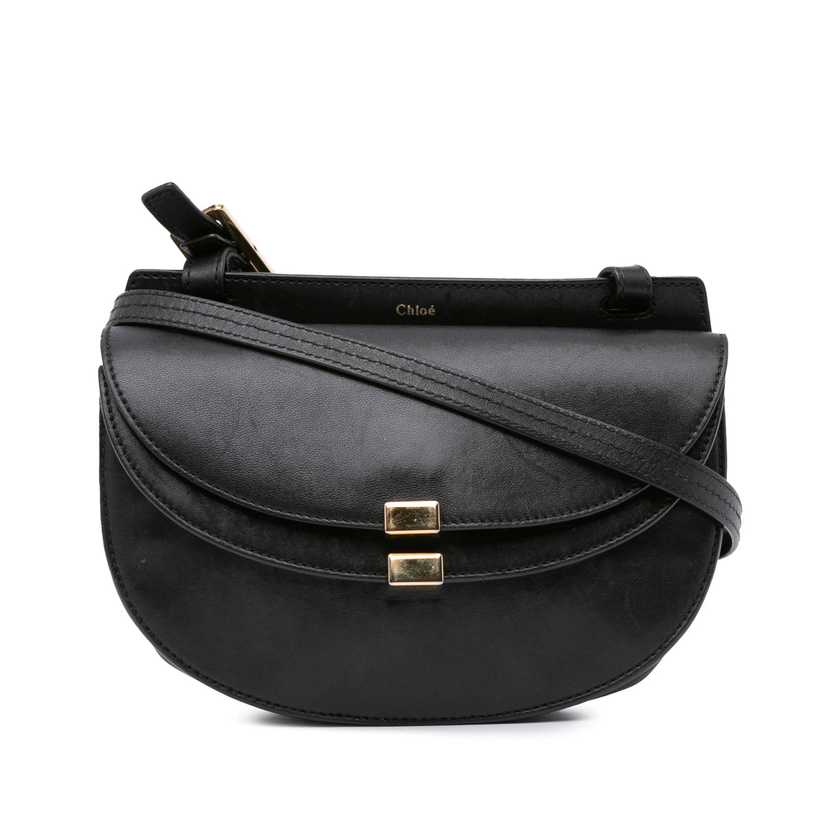 Calfskin Georgia Double Flap Crossbody