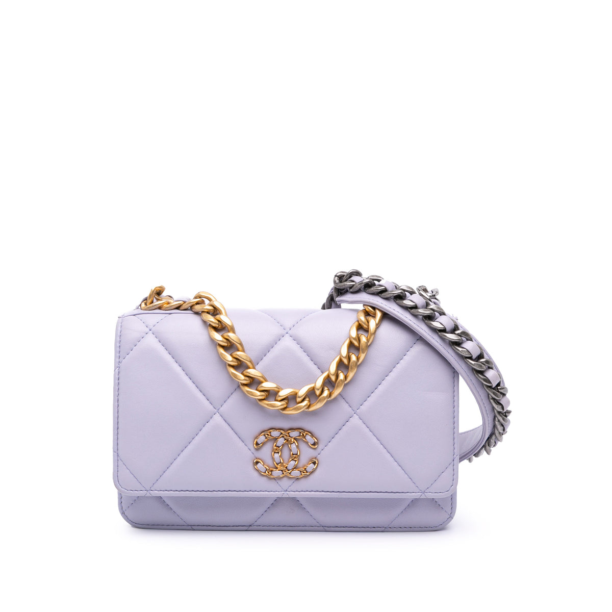 Quilted Lambskin 19 Wallet on Chain