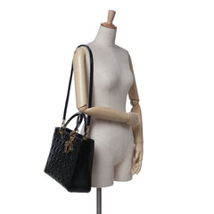 Large Patent Cannage Lady Dior