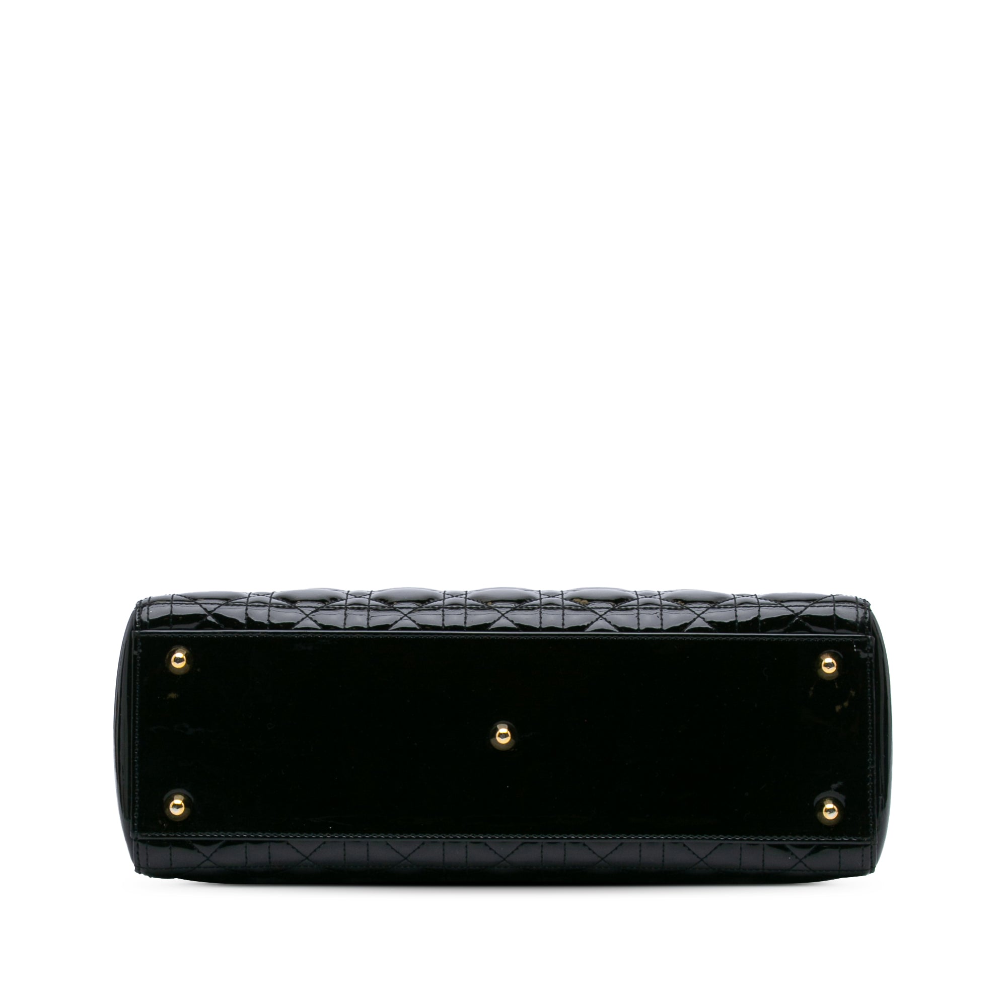 Large Patent Cannage Lady Dior