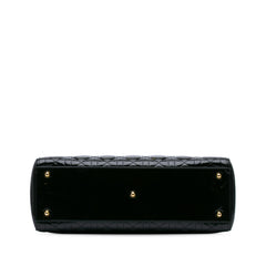 Large Patent Cannage Lady Dior