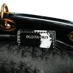 Large Patent Cannage Lady Dior