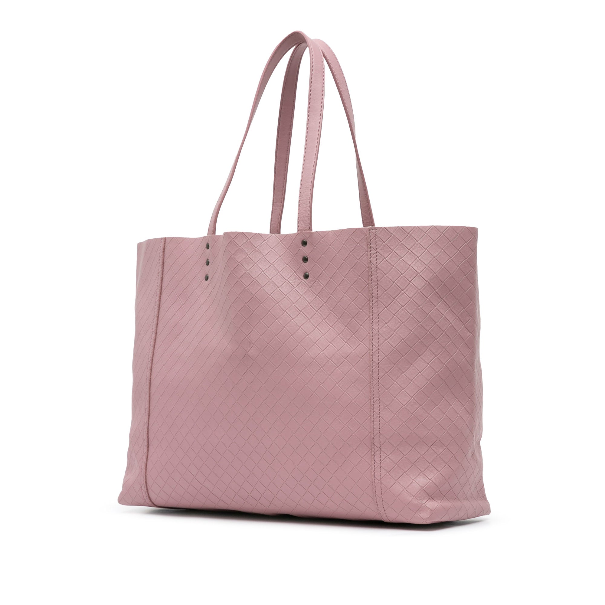 Leather Intrecciomirage Tote