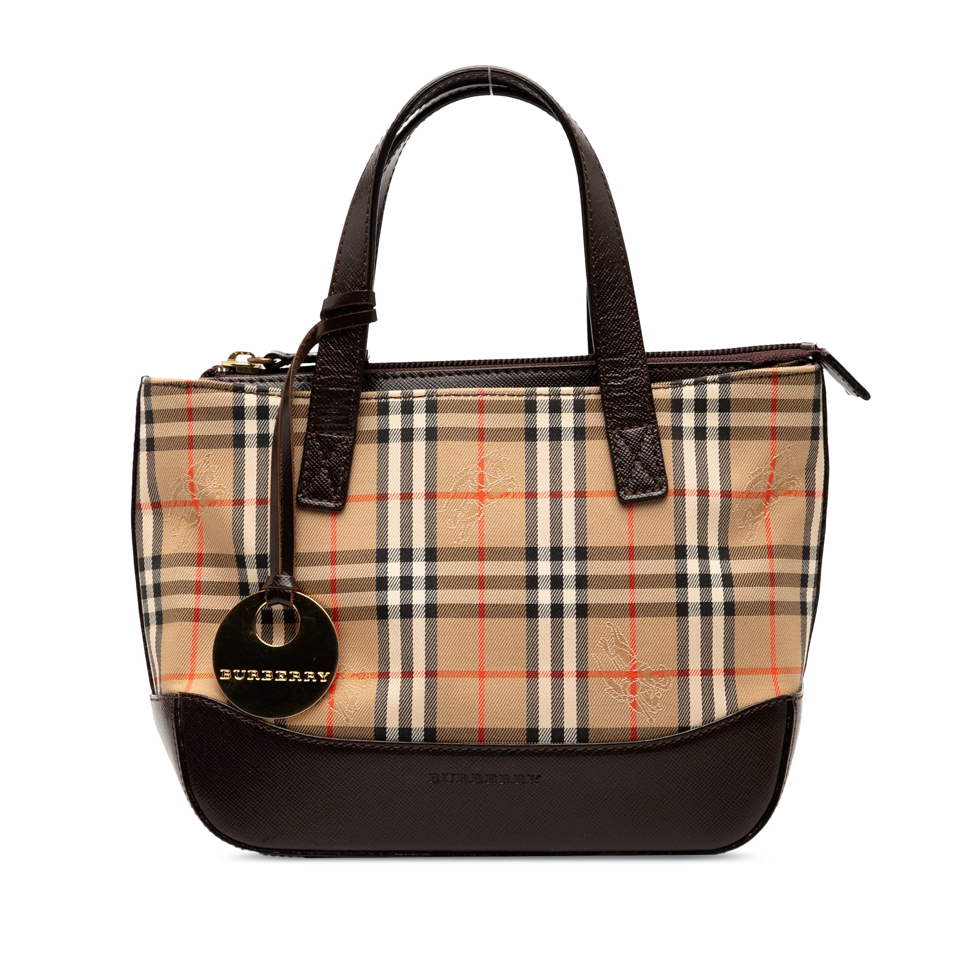 Haymarket Check Canvas Handbag
