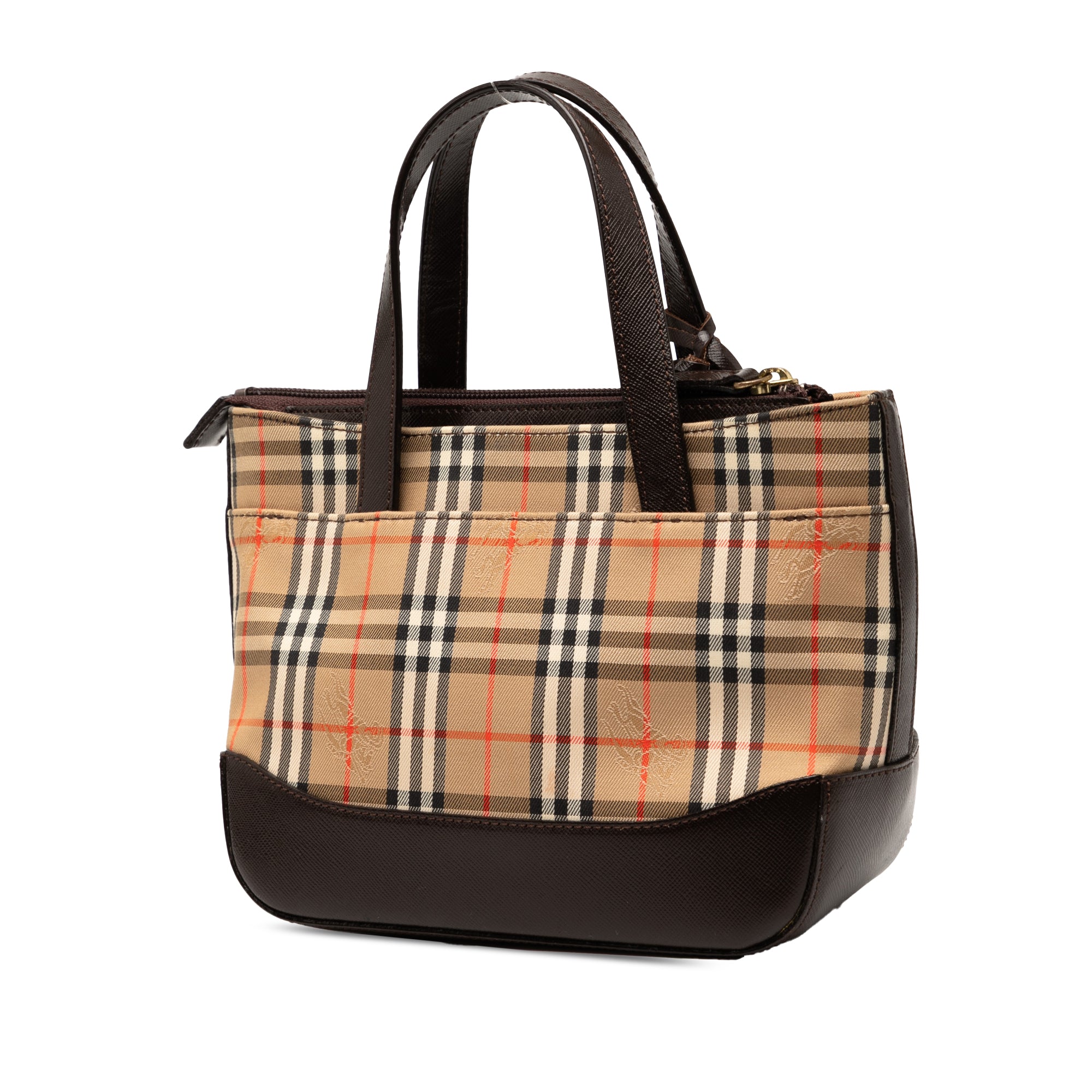 Haymarket Check Canvas Handbag