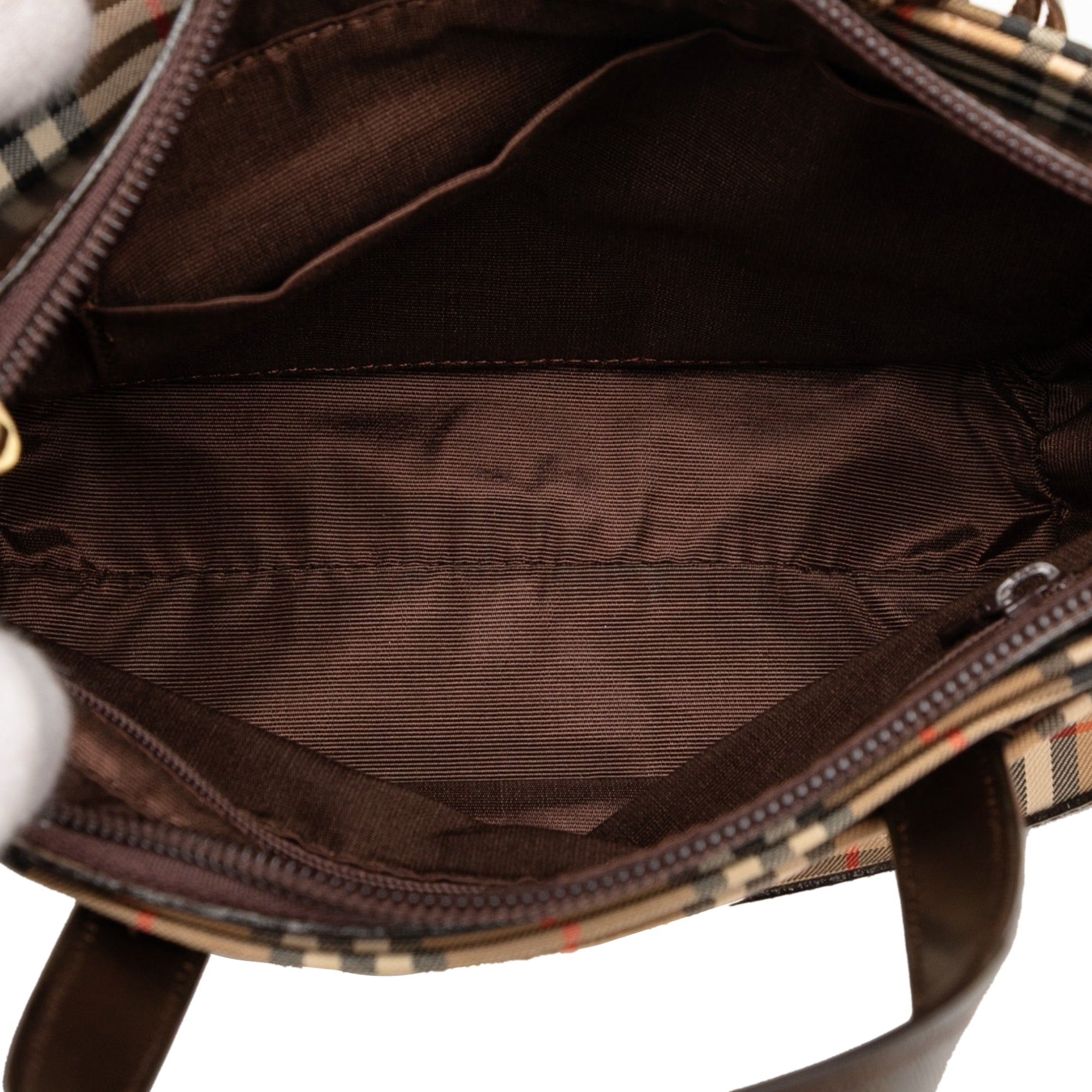 Haymarket Check Canvas Handbag