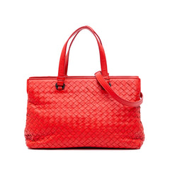 Nappa Intrecciato Satchel