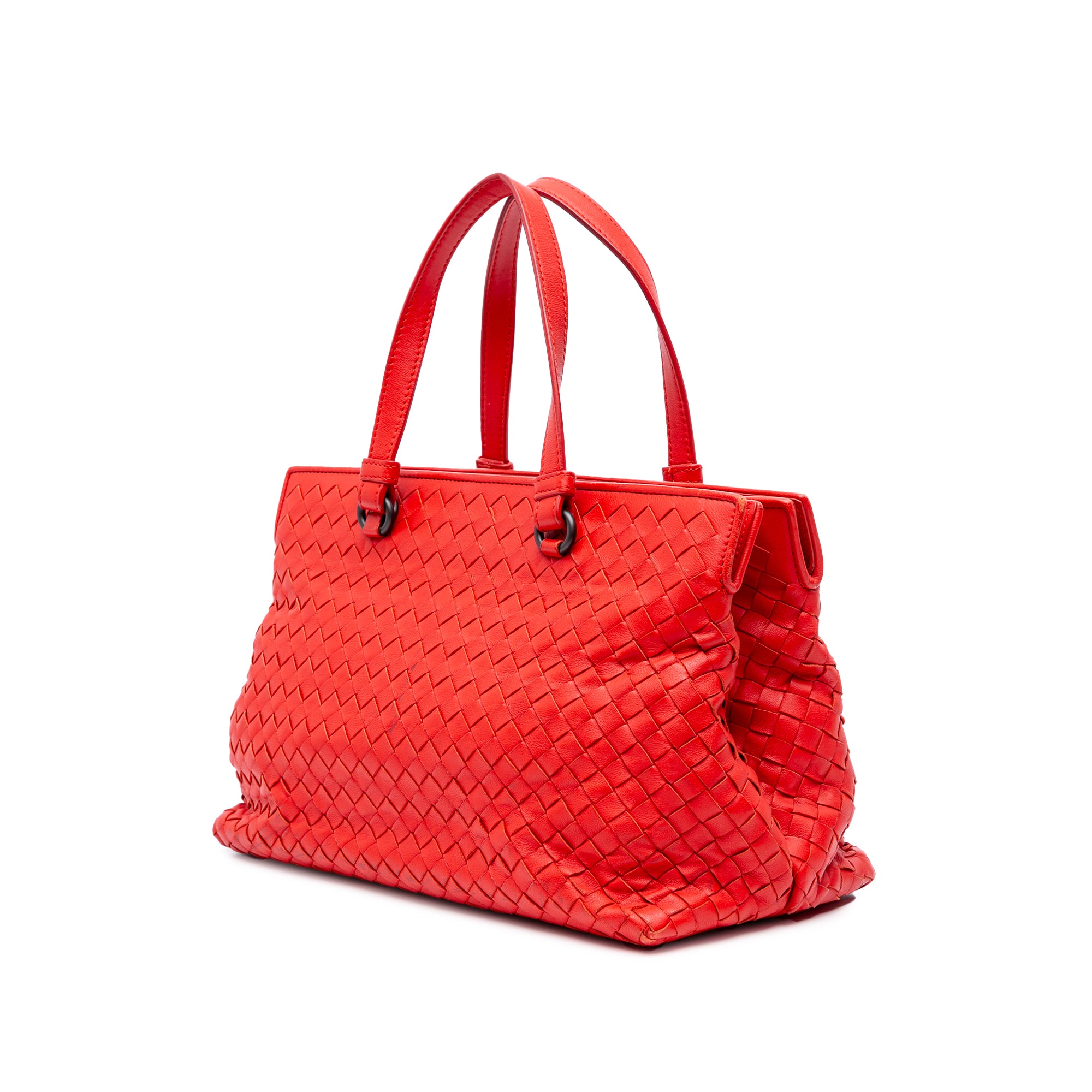 Nappa Intrecciato Satchel