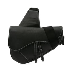 Leather Saddle Crossbody Bag