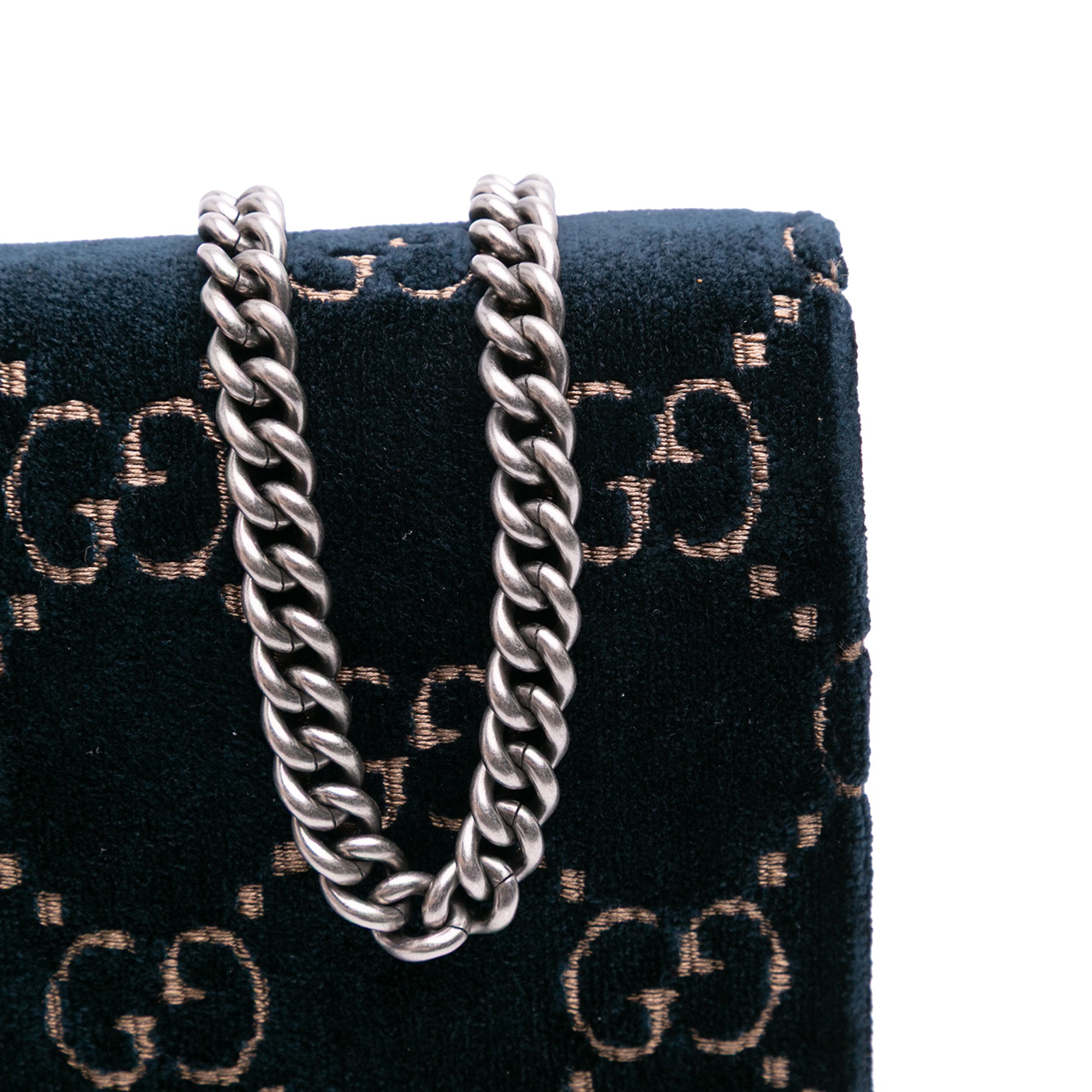 GG Velvet Dionysus Wallet on Chain