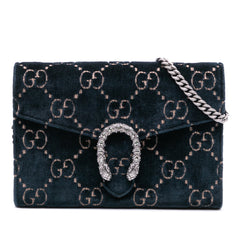 GG Velvet Dionysus Wallet on Chain