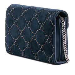 GG Velvet Dionysus Wallet on Chain