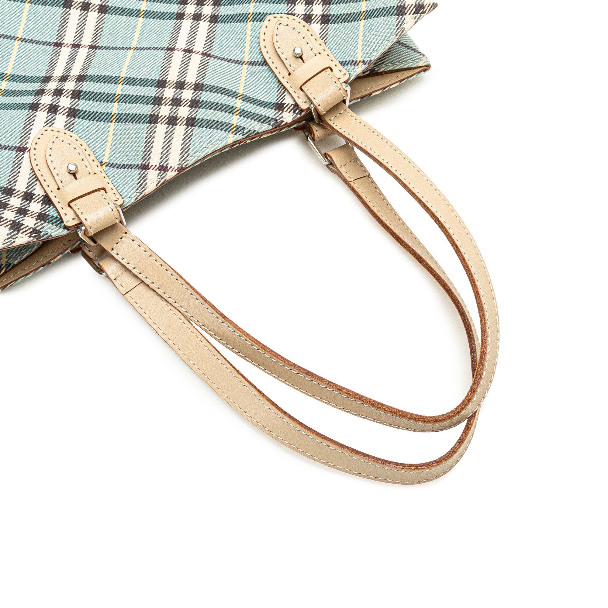 Nova Check Canvas Tote
