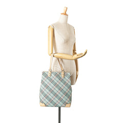 Nova Check Canvas Tote