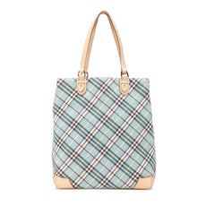 Nova Check Canvas Tote