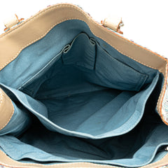 Nova Check Canvas Tote