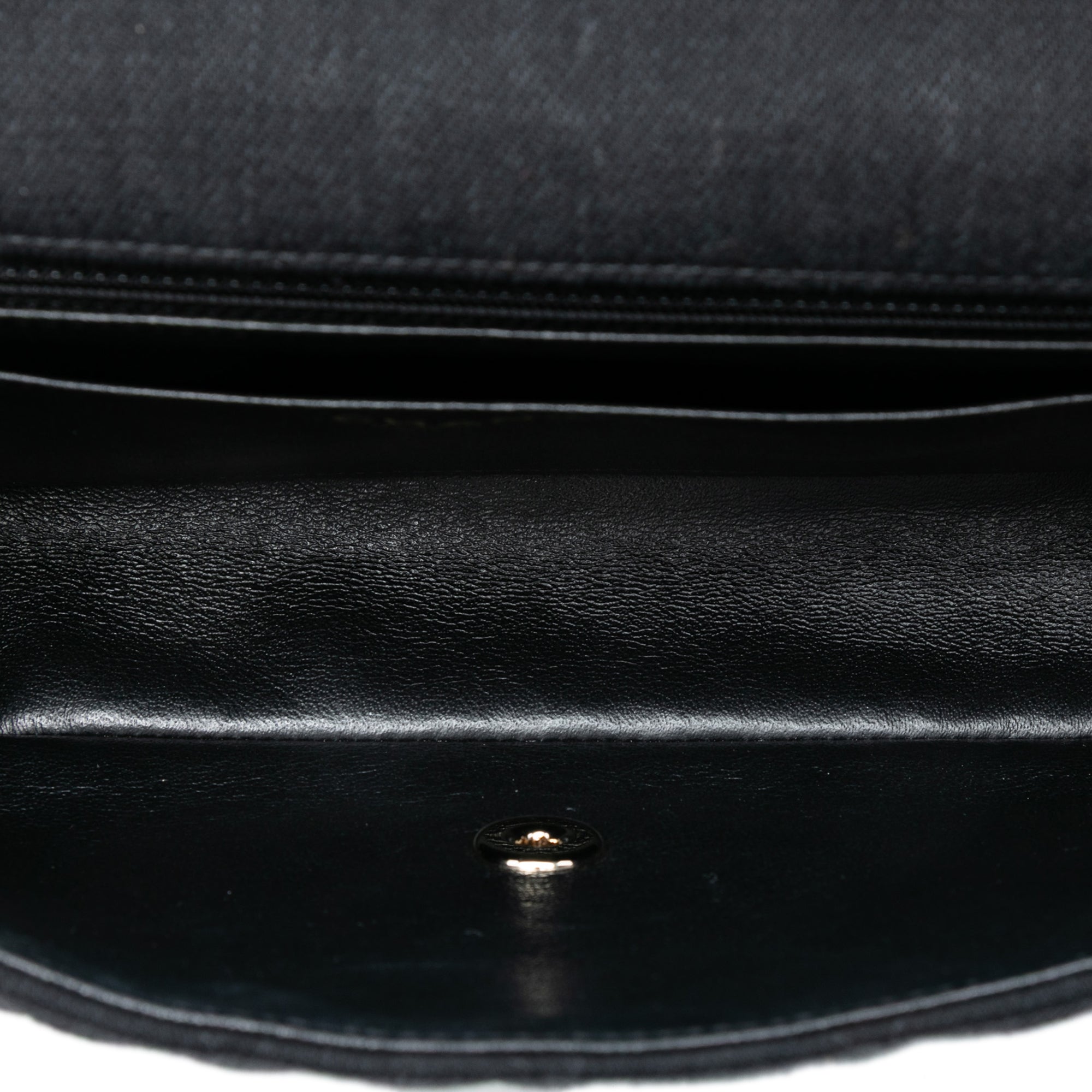 Medium Classic Denim Braided Single Flap