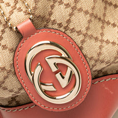 Diamante Canvas Sukey Satchel