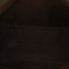 Leather Bamboo Tassel Satchel