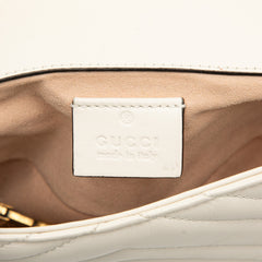 Mini GG Marmont Matelasse Leather Flap Crossbody