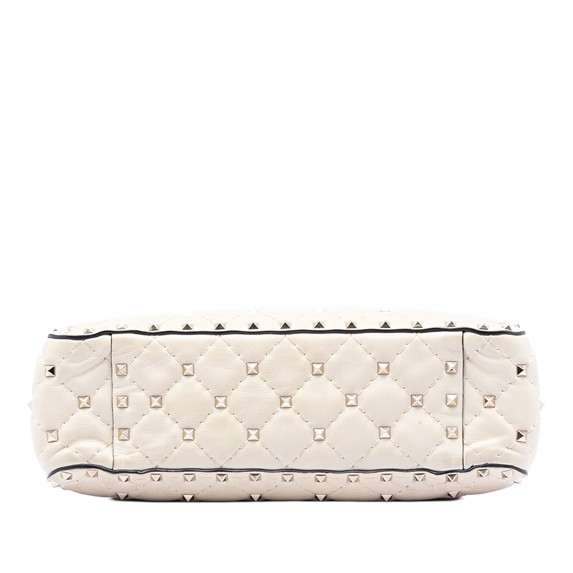 Medium Lambskin Rockstud Spike Satchel
