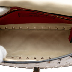 Medium Lambskin Rockstud Spike Satchel