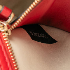 Medium Lambskin Rockstud Spike Satchel