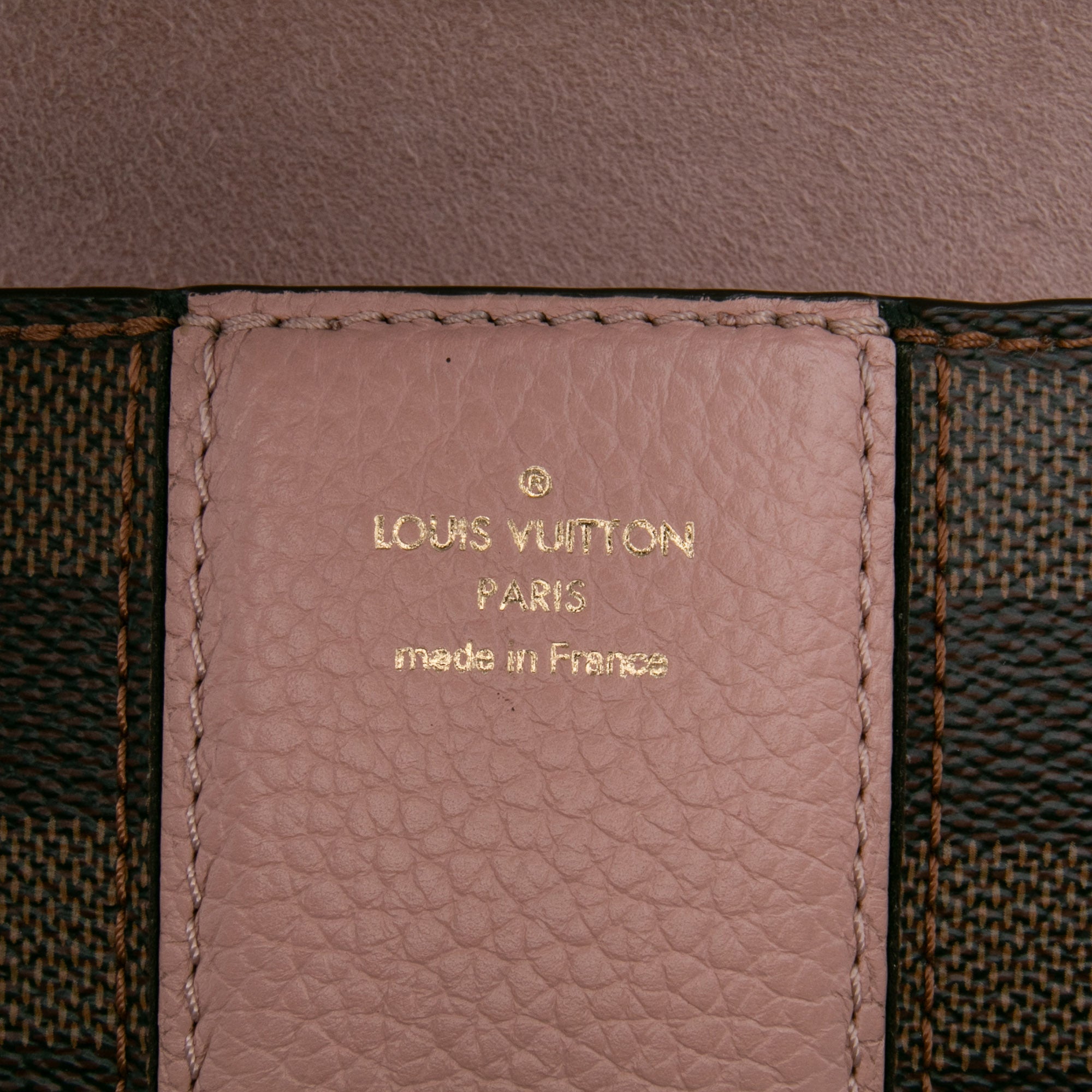Damier Ebene Cuir Taurillon Wight