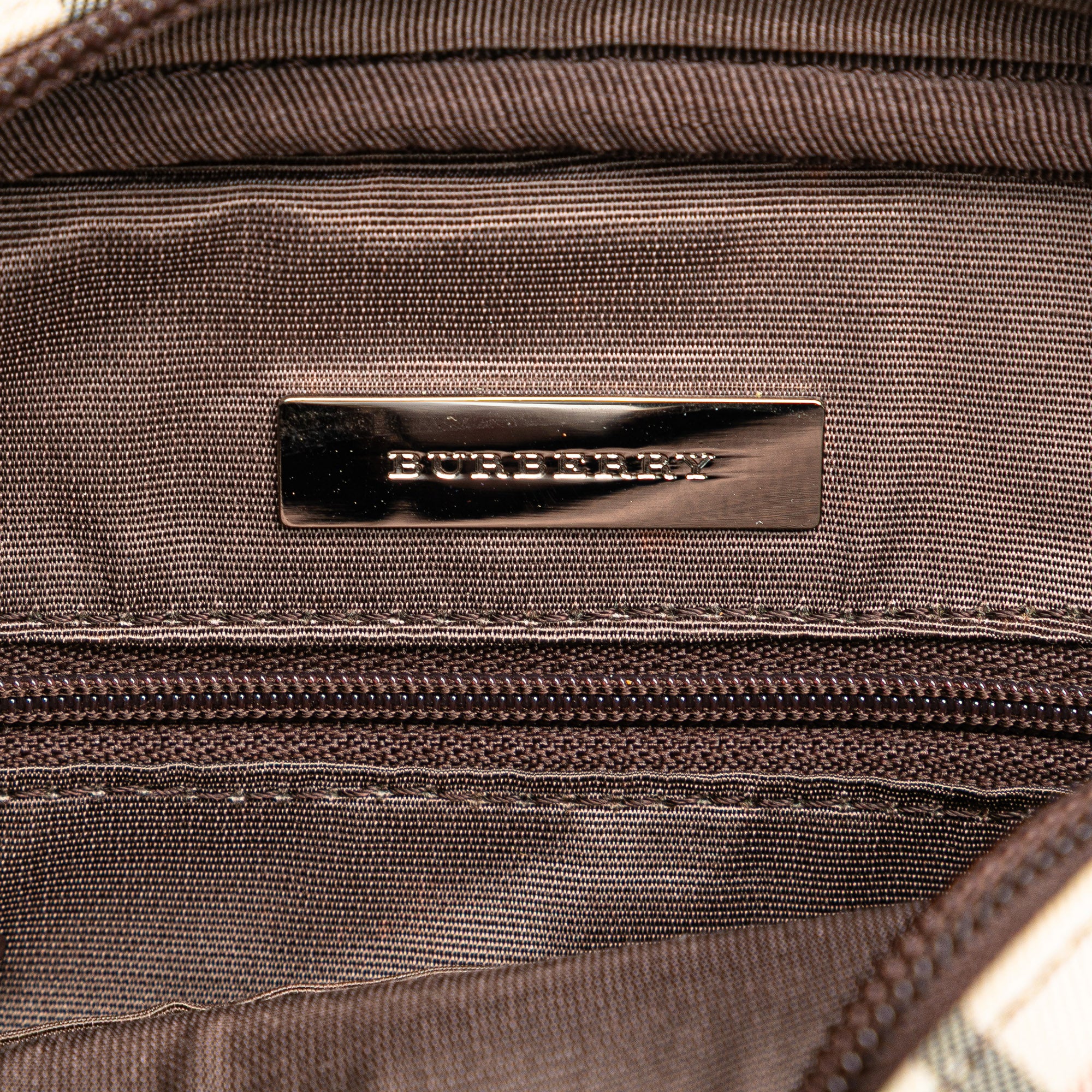 House Check Canvas Crossbody