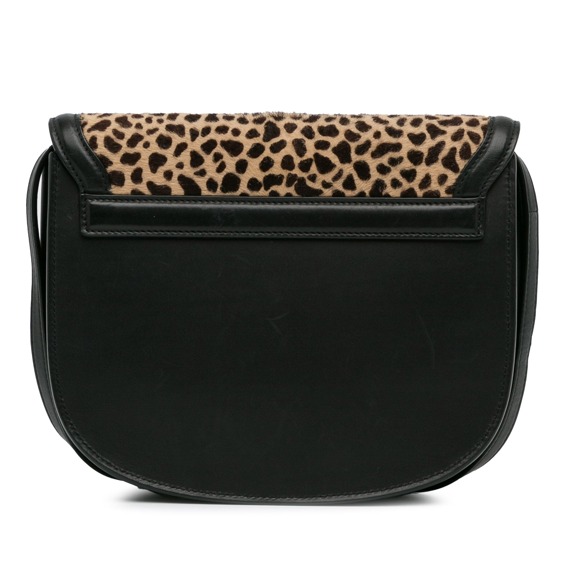 Medium Leather and Pony Hair Leopard Print Kaia Crossbody_2