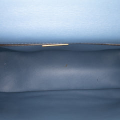 Large Zucca Embossed Leather Baguette Shoulder Bag