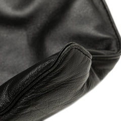 Leather Anagram Flat Tote